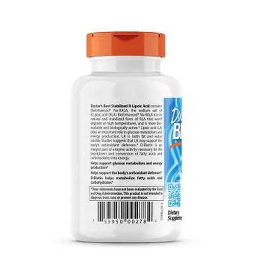 Stabilized R-Lipoic Acid 60 Vcaps By Doctors Best
