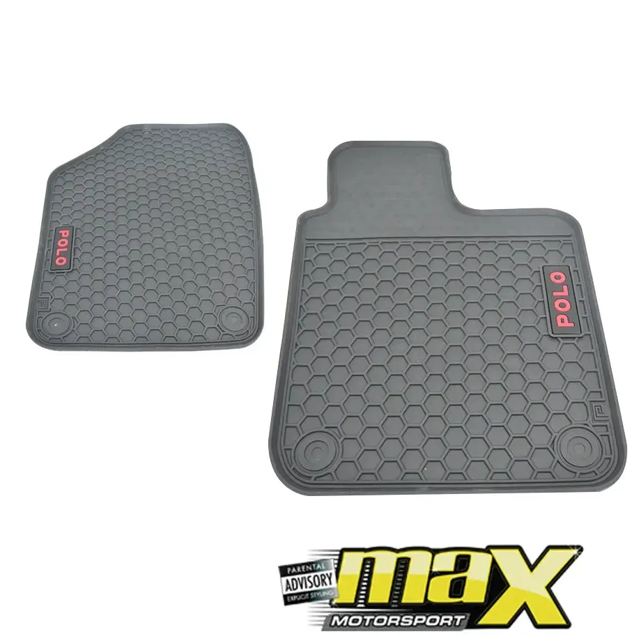 Suitable To Fit - VW Polo Custom Rubber Car Mats (5-Piece)