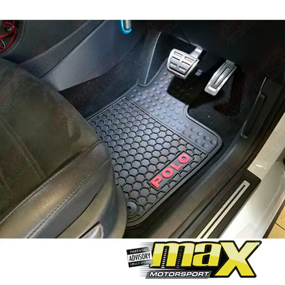 Suitable To Fit - VW Polo Custom Rubber Car Mats (5-Piece)