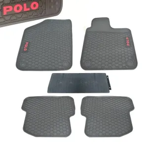 Suitable To Fit - VW Polo Custom Rubber Car Mats (5-Piece)