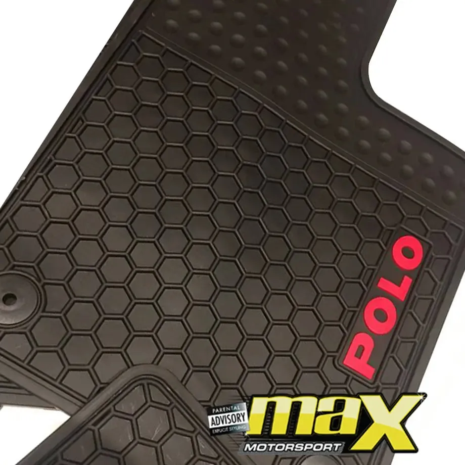 Suitable To Fit - VW Polo Custom Rubber Car Mats (5-Piece)