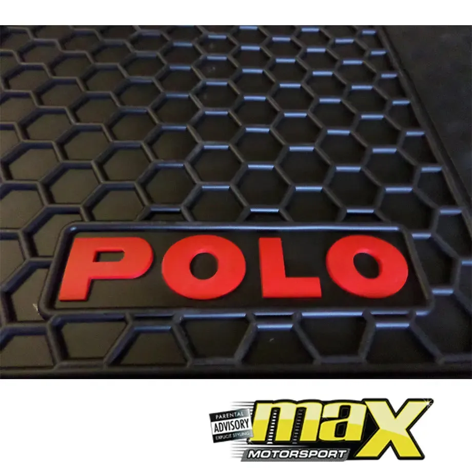 Suitable To Fit - VW Polo Custom Rubber Car Mats (5-Piece)