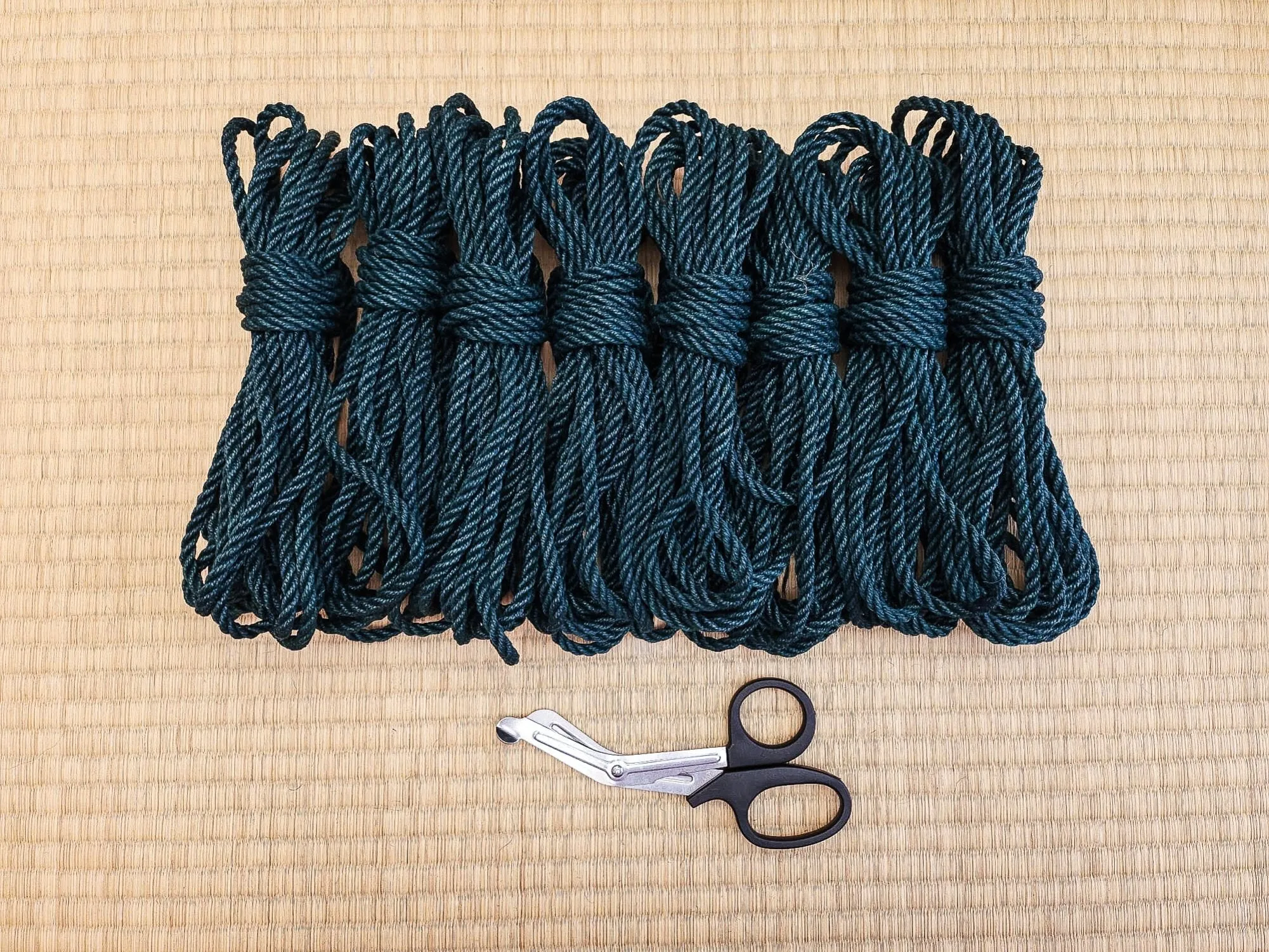 Teal Green Shibari Rope