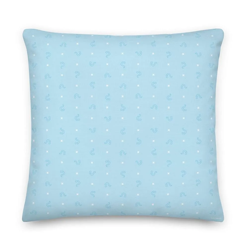 Think a Lotl Thoughts Axolotl, Cute Amphibian Gift Square Pillow