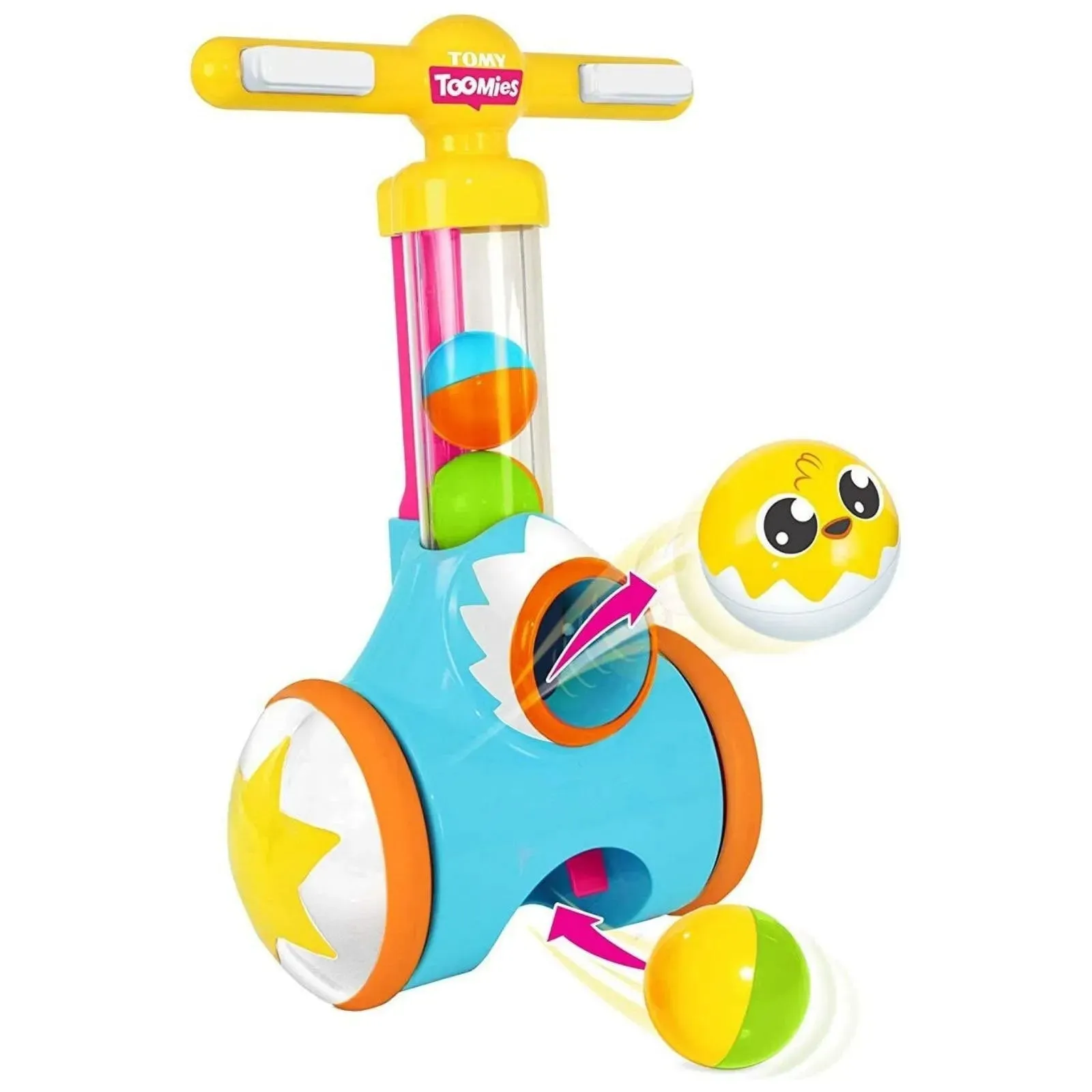 Tomy Toomies Pic & Pop Push Along Baby Toy