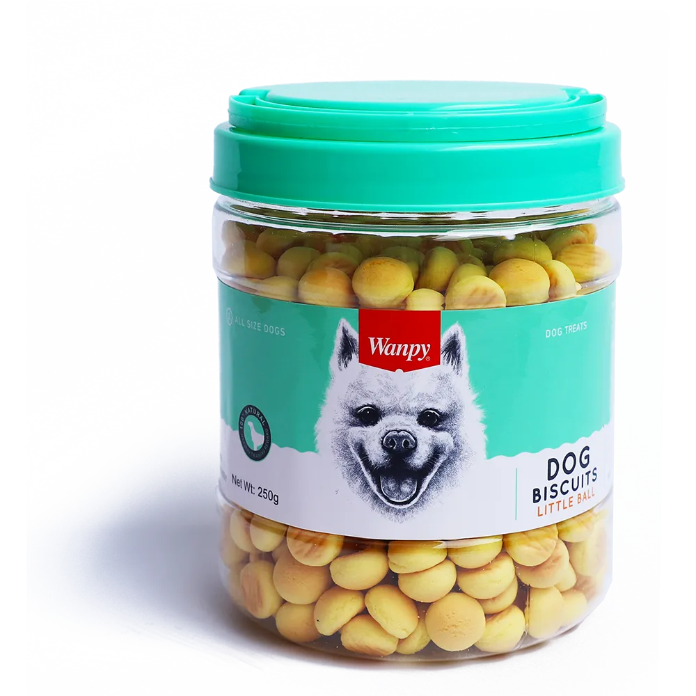 Wanpy Dog Biscuits Little Ball 250g